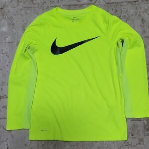 Nike Kids Bright Neon Long Sleeve Tee